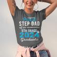 Proud Step Dad Of 5th Grade Graduate 2024 Family Graduation Unisex Jersey T-Shirt