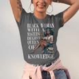 Queen Masters Degree Graduation Educated Melanin Grad Unisex Jersey T-Shirt