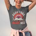 Read Your Heart Out Book Lovers Emotional Fall Vibes Unisex Jersey T-Shirt