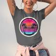 Retro 80s Synthwave Sunset & Palm Trees Retro Nostalgia 80s Unisex Jersey T-Shirt Retro 80s Synthwave Sunset & Palm Trees Retro Nostalgia 80s Unisex Jersey T-Shirt