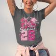 Retro Senior 2026 Coquette Bow Graduation Class Of 2026 Unisex Jersey T-Shirt