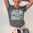 I Run On Chocolate And Anxiety Introvert Unisex Jersey T-Shirt I Run On Chocolate And Anxiety Introvert Unisex Jersey T-Shirt