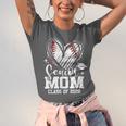 Senior Mom Class Of 2026 Baseball Graduation Heart Unisex Jersey T-Shirt