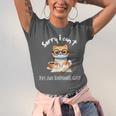 Sorry I Can't Indoor Cat Top For Introvert With Coffee Book For Men Women Kids Unisex Jersey T-Shirt