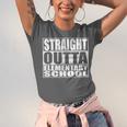 Straight Outta Elementary School Graduation Unisex Jersey T-Shirt