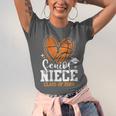 Women's Senior Niece Class Of 2026 Basketball Graduation Heart Unisex Jersey T-Shirt