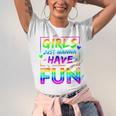 80's Girls Just Wanna Have Fun Nostalgia 1980s Style Premium Tri-Blend Unisex Jersey T-Shirt