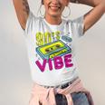 90's Vibe Retro Style Cassette Tape Nostalgia 1990s Party Unisex Jersey T-Shirt