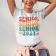 Class Of 2023 Senior 2023 Graduation Retro Seniors Unisex Jersey T-Shirt