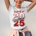 Class Of 2025 Senior 2025 Graduation Red Raglan Baseball Tee Unisex Jersey T-Shirt
