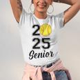 Class Of 2025 Softball Senior Graduation Graduate Women Unisex Jersey T-Shirt