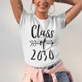 Class Of 2030 Graduation Kindergarten Seniors Unisex Jersey T-Shirt