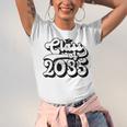Class Of 2035 Senior Retro 2035 Grad Graduate Graduation Unisex Jersey T-Shirt