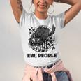 Ew People Introvert Cat Lover Crazy Cats Lady Unisex Jersey T-Shirt