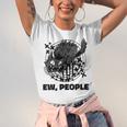 Ew People Introvert Cat Lover Crazy Cats Lady Unisex Jersey T-Shirt