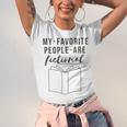 My Favorite People Are Fictional Book Reader Lover Unisex Jersey T-Shirt