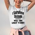 Fifth 5th Grade Graduation Shirt Child Graduate Education Unisex Jersey T-Shirt