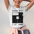 Floppy Disk Computer Nostalgia Fun PC Enthusiast History Unisex Jersey T-Shirt