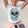 Frutiger Aero Aesthetic Tech Skull Computer Fishes Raglan Baseball Tee Unisex Jersey T-Shirt