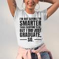 I Graduated Graduation Seniors Him Or Her Unisex Jersey T-Shirt