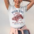 Hotrod Rebel Automotive Nostalgia Old Car Distressed Unisex Jersey T-Shirt