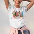 I'm With The Banned Books – Book Lover Librarian Reading Unisex Jersey T-Shirt