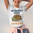 Introvert Mode Activated Low Social Battery Box Turtle Unisex Jersey T-Shirt