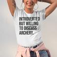 Introverted Archer Archery Introvert Unisex Jersey T-Shirt Introverted Archer Archery Introvert Unisex Jersey T-Shirt