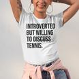 Introverted Tennis Player Tennis Introvert Unisex Jersey T-Shirt Introverted Tennis Player Tennis Introvert Unisex Jersey T-Shirt