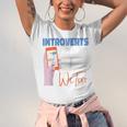 We Just Text Introvert For Quiet People Raglan Baseball Tee Unisex Jersey T-Shirt