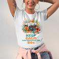 Keep Calm And Remember The 80s Retro Vintage Nostalgia Premium Unisex Jersey T-Shirt