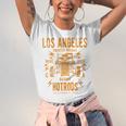 Los Angeles Hotrods Automotive Nostalgia Distressed Premium Tri-Blend Unisex Jersey T-Shirt