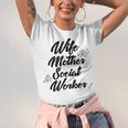 MSW Mom Graduation T-Shirt Social Worker Wife Mother Unisex Jersey T-Shirt
