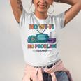 No Wi-Fi No Problem – Retro Dial Up Tech Nostalgia Premium Tri-Blend Unisex Jersey T-Shirt