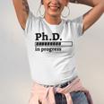 PhD In Progress Graduation Progress Bar Shirt Unisex Jersey T-Shirt