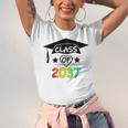 Pre-K -12th Grade Hand Prints Space Graduation Class Of 2037 Unisex Jersey T-Shirt