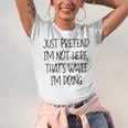 Pretend Introvert Introverted Apparel Unisex Jersey T-Shirt Pretend Introvert Introverted Apparel Unisex Jersey T-Shirt
