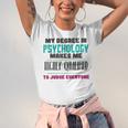 Qualified Psychologist PhD PsyD Shirt Graduation Unisex Jersey T-Shirt