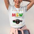Queen MSW Social Work Grads Masters Graduation Unisex Jersey T-Shirt