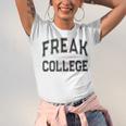 Retro Anti Social FREAK COLLEGE Introvert Stay Away From Me Unisex Jersey T-Shirt