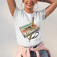 Retro Cassette Tape & Pencil Rewind Nostalgia Party 80s 90s Premium Unisex Jersey T-Shirt