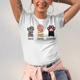 Rock Paper Scissors Hand Game Cute Paw Cat Introvert Unisex Jersey T-Shirt