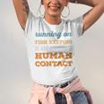 Running On Fish Keeping Social Introvert Humor Vintage Unisex Jersey T-Shirt