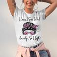 I Came I Saw I Had Anxiety So I Left Messy Bun Introvert Unisex Jersey T-Shirt I Came I Saw I Had Anxiety So I Left Messy Bun Introvert Unisex Jersey T-Shirt