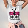 Senior Cheerleader Mom Cheer Class Of 2025 Graduation Women Unisex Jersey T-Shirt