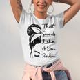 That Sounds Like A You Problem Messy Bun Introvert Raglan Baseball Tee Unisex Jersey T-Shirt