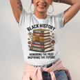 History Month Teacher Reading Book Lover Floral Stack Premium Tri-Blend Unisex Jersey T-Shirt