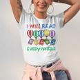 I Will Read Books Everywhere Across America Child Readers Unisex Jersey T-Shirt