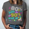 1980s 80's Baby 1990s 90's Made Me Birthday Nostalgia Vibes Unisex Jersey T-Shirt 1980s 80's Baby 1990s 90's Made Me Birthday Nostalgia Vibes Unisex Jersey T-Shirt
