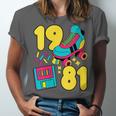 1981 Retro Raised In The 80s Old School Nostalgia Vibes Unisex Jersey T-Shirt